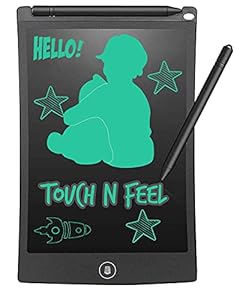 TRENDY Portable LCD Writing Board Slate Drawing Record Notes Digital Notepad with Pen Handwriting Pad Paperless Graphic Tablet for Kids at Home School, Writing Pads, Writing Tablet (8.5 inch)