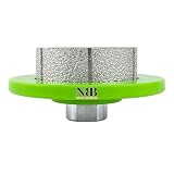 NBB Diamant-Fräser zum Schneiden von Fasen, Diamant-Profilierrad mit größerer Abdeckung und M14 Profilierbohrer für Porzellan, Fliesen, Keramik, Granit, Marmor (Square A20, mittel)