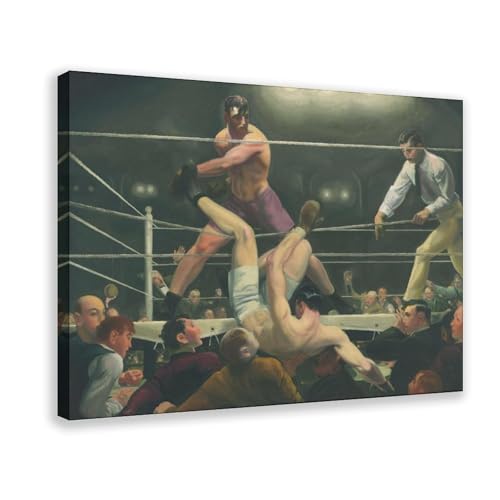 Dempsey et Firpo Peinture George Bellows Cadre Grand Format pour Salon