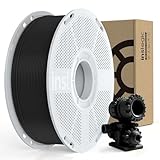 Inslogic Carbon Fiber Nylon Filament 1.75mm, Black PA6-CF 1kg Spool, High-Temp & Wear Resistant, High Strength & Rigidity 3D Filament for Functional Parts & Industrial Tools