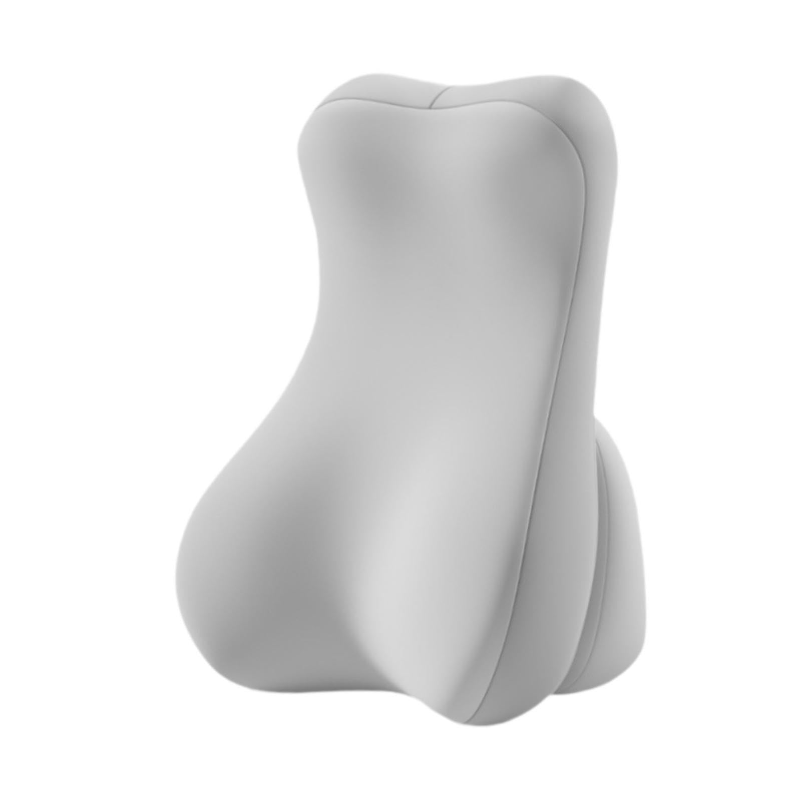 Oreiller face down triangle en mousse à mémoire de forme ergonomique gris clair