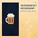 PYRUVAE 10 Stücks Oktoberfest Anstecker Pin Bier & Cocktail - Lustige Metall Brosche für Trachten, Dirndl & Schützenfest - Hochwertige Accessoires für Taschen, Hüte & Kleidung