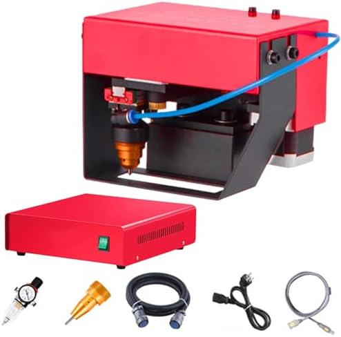 Portable Pneumatic Engraving Machine - Dot Peen Marking Tool for Metal Parts, Adjustable Depth 0.01-1mm, Ideal for Car Chassis and Heavy-Duty Applications