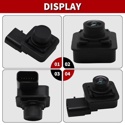 Image of Nakkaa FL3T-19G490-AG Rear View Backup Camera Compatible with 2015-2017 F-Series 150 Pickup Truck Replaces FL3Z-19G490-D FL3Z-19G490-B