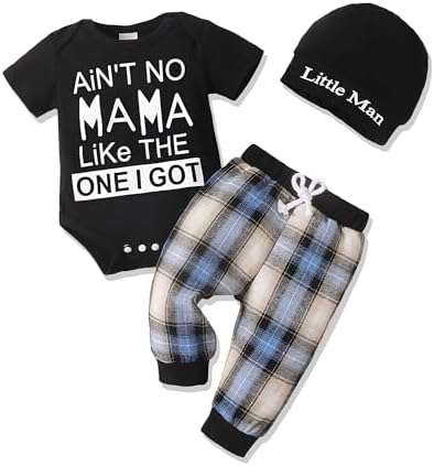 Renotemy Newborn Infant Baby Boy Clothes Outfits New to The Crew ...