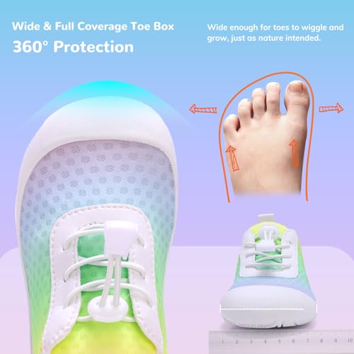 Image of WateLves Wide Toddler Water Shoes Kids Barefoot Athletic Sneakers Girls Boys Quick Dry Aqua Socks for Beach Hiking Swim Kayak Sport Accessories, Camping Essentials