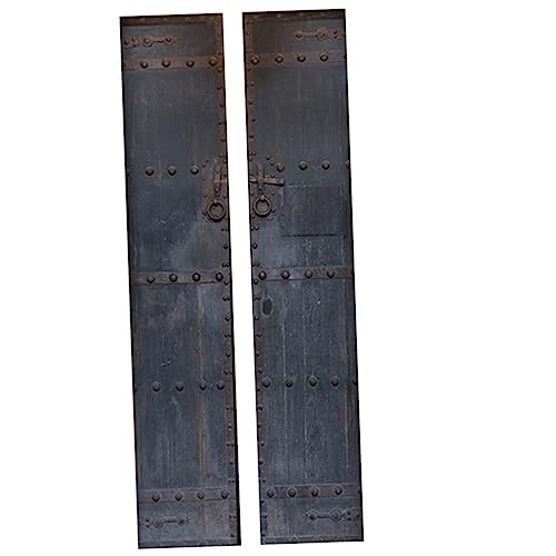 Yardenfun 2piezas Pegatinas De Puerta Autoadhesivas De Efecto Rústico Decoración De Pared Para Salón