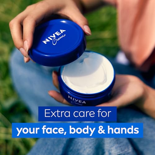 NIVEA Creme Jar (50ml), Moisturising Cream Provides Intensive Protective Care for Soft and Supple Skin, Ideal for Daily Use as a Face, Hand, or Body Cream - Image 4