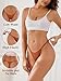 linccure Seamless G-string Thongs for Women - No Show Thong Underwear Stretch Breathable Low Rise Panties 8 Pack (US, Alpha, Medium, Regular, Regular, A-8 Pack 8 Colors)