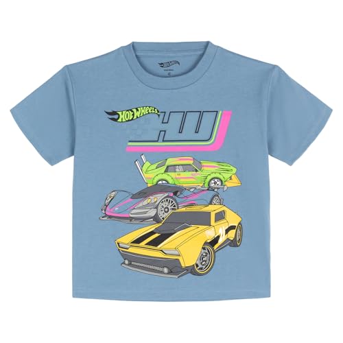 Image of Hot Wheels Boys' Athletic 2-Piece T-Shirt and Shorts Set Toddler to Big Kid