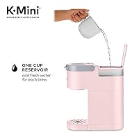Keurig K-Mini Single Serve K-Cup Pod Coffee Maker, 6 to 12oz Brew size, with Cord Storage, Perfect for Small Spaces, Dusty Rose — image 6