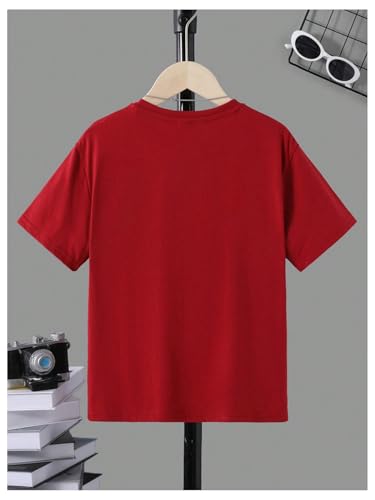 Image of SOLY HUX Boy's Graphic Tees Palm Tree Print Short Sleeve Crew Neck Summer Trendy T-Shirts Clothes for Teen Boys