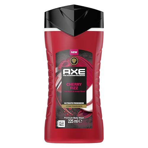 AXE Gel Douche Homme Collection Prestige Cherry Fizz -12h de fraîcheur - parfum frais de pomme,...