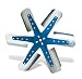 Flex-a-lite 1319 Blue Star Stainless Steel 6-Blade 19-3/8" Flex Fan