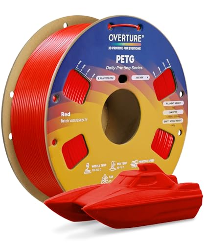 Filament OVERTURE PETG Czerwony (RED)