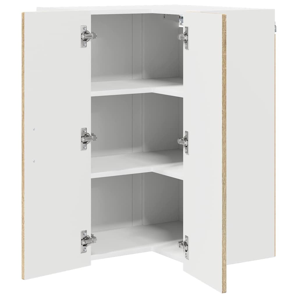 Küchenschrank Kalmar Sonoma-Eiche 57 x 57 x 80 cm Holzwerkstoff Küchenzubehör mit modernem Design und großem Stauraum für eine organisierte Küche