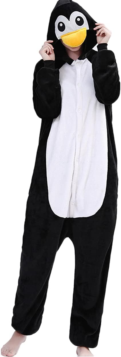 LATH.PIN Panda Onesie Pajamas for Women Men Unisex Animal Cosplay Halloween Onesies Costumes Adult Lounge Wear Sleepsuit