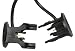Sterno Home Plastic Clip Connector, Black