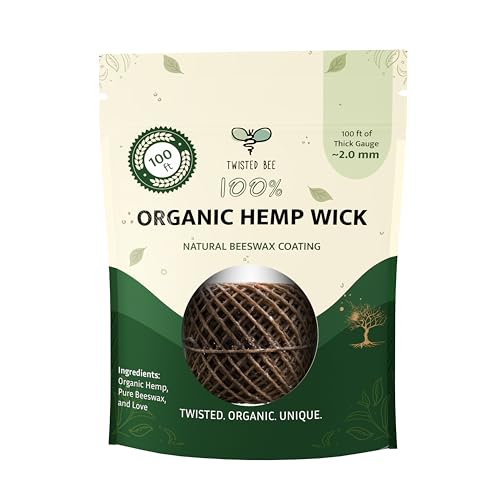 Twisted Bee Hemp Wick 100 ft image