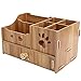 Produktbild Deansh Desktop-Organizer, Büro-Lagerregal Home Decor Holz-Display-Regalregal mit einem Lagerregal und Einer Schublade