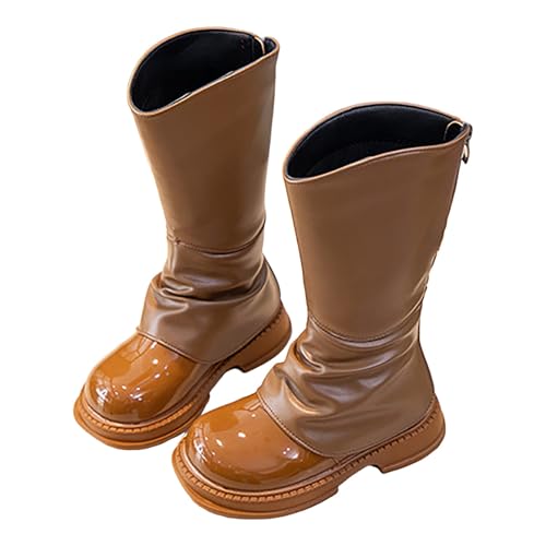 IWIHMIV Toddler Riding Boots Girl Winter Boots Snow Boots for Girls Winter Boots Toddler Girl Boots Warm Non Slip Snow Boot2