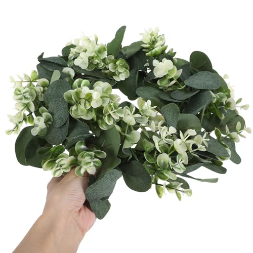 Couronnes d'eucalyptus artificielles compactes pour centre table - 5