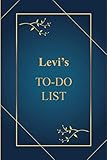  Levi\'s TO-DO LIST: Simple Checklist Notebook, Journal Gift, 100 Pages, 6x9, Cover, Matte Finish.