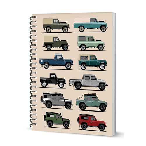 Carnet Land Rover A5 pour le bureau : Journal ligné 120 pages Emma Lawrence