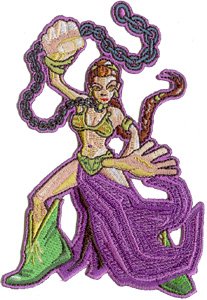 Star Wars Patch Slave Leia Iron On Licensed Gifts Toys p-sw-0058-2