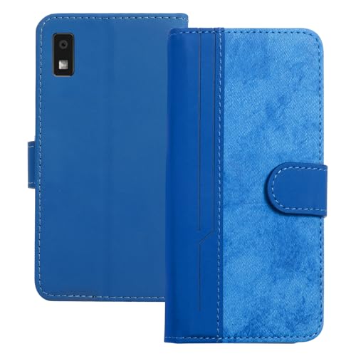 TEDTIKJT Aquos wish 3 �P�[�X �蒠�^ SH-53D A302SH �P�[�X �g�уJ�o�[ �S�ʕی� ����PU���U�[�ƃf�j���̑g�ݍ��킹�f�U�C�� Sharp aquos wish3 �蒠�^�P�[�X �J�[�h���[�|�P�b�g ���u���X�^���h�@�\ Sh