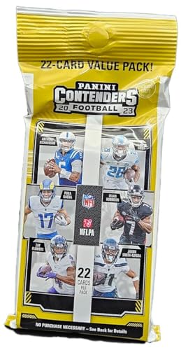 2023 Panini Contenders Football 22 Card Jumbo Value Pack