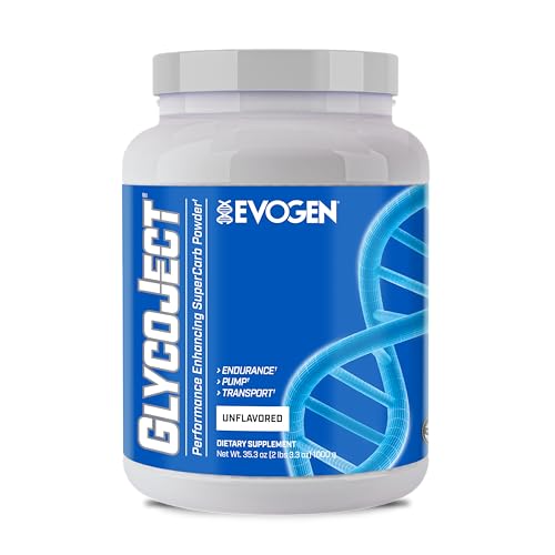 Evogen GlycoJect - Super Carb Powder | Rapid Absorption for Pre-Workout | Carbohydrate Powder for Endurance | Intra-Workout Carb Powder for Men & Women | Unflavored | 37 Servings