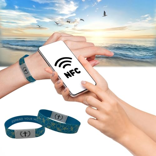 Bracelet NFC YCQYM technologique et inspirant style retro 1950 - 2