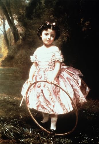 Affiche Toile Mlle Ehrler Riesener, portrait d'art élégant pour salon et chambre