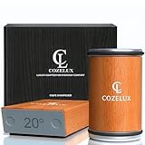 Rolling Knife Sharpener Kit β 400 & 3000 Grit Diamond & Ceramic Discs, 15Β° & 20Β° Magnetic Angle Guide knife sharpening kit, High Carbon StainlessSteel with Beech Wood Base knife sharpeners