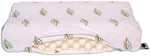 Napattiga Thailand Healthy Ventilated 100% Pure Natural Latex Contour Pillow, Massage Pillow, Cool Pillow, Gift Pillow, Middle-High Design