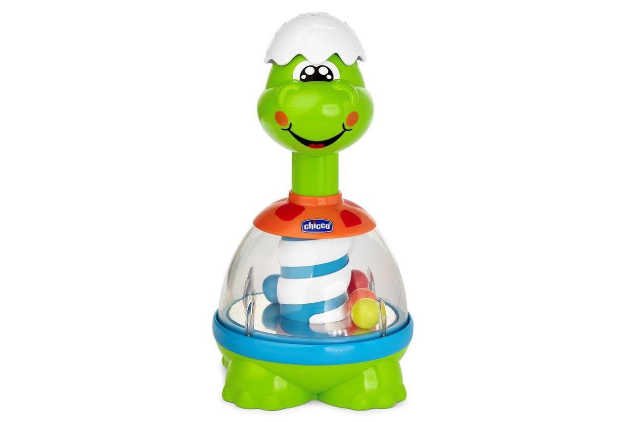 Toupie Chicco Dino le jouet idéal pour amuser bébé sur son tapis de jeu