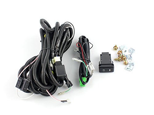 Car Fog Light Front Bumper Fog Lamp For Toyota Hilux Vigo 2014 ~On,Halogen Bulb H16-12V-19W Included Wire Harness,Switch,Frames #TOP2