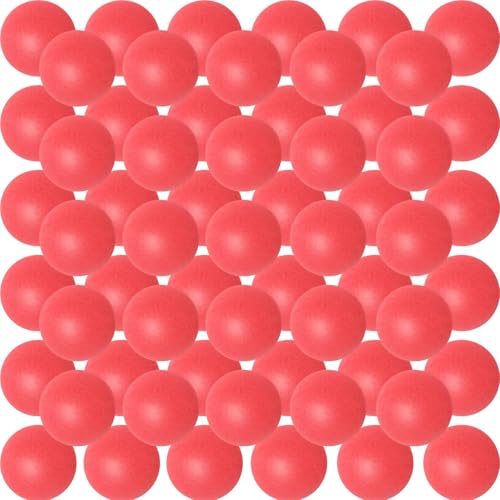 Clothsport 120 Pack Table Tennis Balls 40+mm Plastic Balls Bulk for Game Party Fun Games Handicrafts Pet Toy(Red)