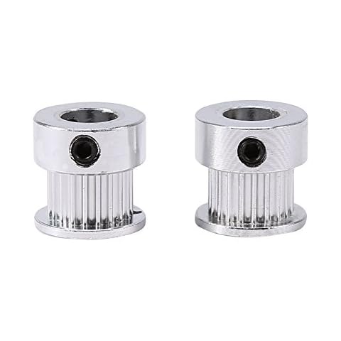 Paquete de 2 piezas 2GT Polea de la correa dentada 20 dientes 8mm Aleaciones de aluminio Gear Gear Poleas para la impresora 3D thumbnail
