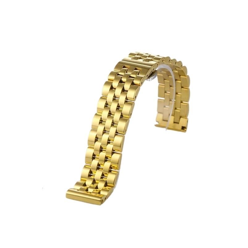 Bracelet de montre en acier inoxydable premium HQHYGM 20mm 22mm à boucle papillon