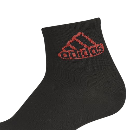Image of adidas Unisex Kids Quarter Ankle Socks for Boys and Girls Youth (6-pack) Superlite Breathable and Lightweight Discontinued