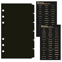 Amazon | DY.2ten 7山 インデックス A5 仕切りカード 6穴 a5