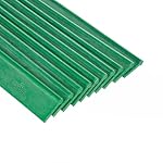UNGER Power Rubber Squeegee Blade, Green, 14"/35cm, 10-Pack, RR35G
