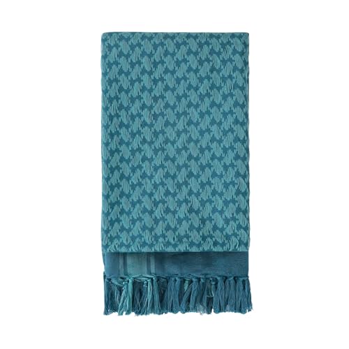 Image of Explore Land Cotton Shemagh Keffiyeh Tactical Desert Scarf Neck Head Wrap with Tassel for Men Women