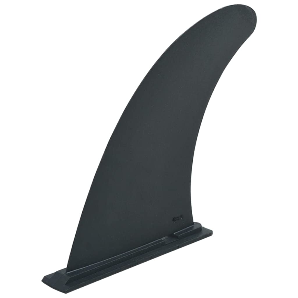 Mittelflosse für SUP-Board Kunststoff Schwarz 18,3 x 21,2 cm Ersatz Zubehör für Finnenkasten, Standup Paddleboard, Longboard, Kajak, Wellenreiten, bessere Richtungsstabilität und Steuerung