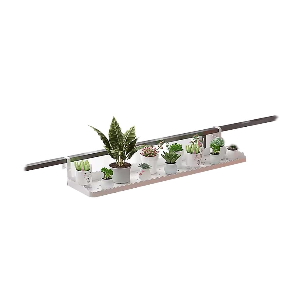 Jardinière de clôture en fer succulente d'extérieur à coins arrondis de sécurité multicolores