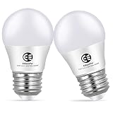 E EDISONPAR A15 LED Refrigerator Light Bulb E26 Medium Base 40W Equivalent 120V Appliance Bulb Range