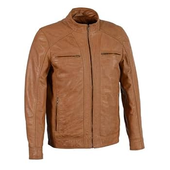 Amazon.co.jp: MilwaukeeレザーメンズシープスキンMotoレザー