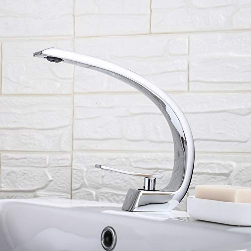 Mitigeur salle de bain en laiton eau chaude froide pour lavabo